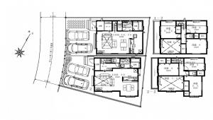 新築戸建 千葉市稲毛区宮野木町1752-6 JR総武本線稲毛駅 34980000