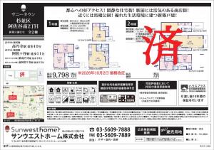 新築戸建 杉並区阿佐谷南２丁目1-22 JR中央・総武線高円寺駅 97980000