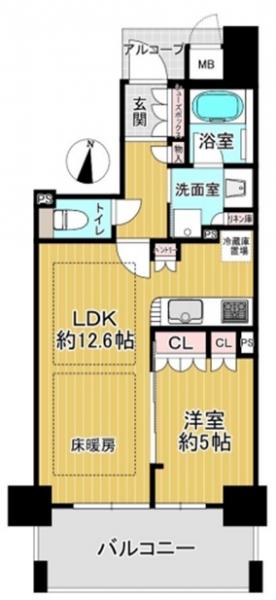 マンション 大阪市中央区東高麗橋 大阪メトロ堺筋線北浜駅 14.4万円