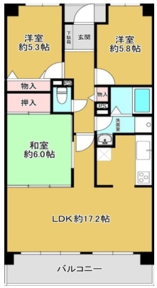 マンション 枚方市南楠葉１丁目 京阪本線樟葉駅 12.3万円