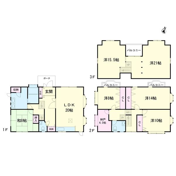中古戸建 京田辺市薪畠 JR学研都市線大住駅 4,280万円