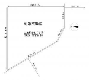 土地 八幡市橋本新石24-5 京阪本線橋本駅 22800000