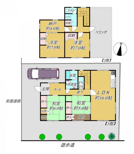 中古戸建 大津市陽明町 JR湖西線小野駅 1,300万円