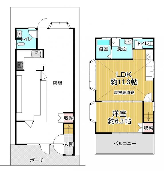 中古戸建 城陽市久世里ノ西 近鉄京都線久津川駅 980万円
