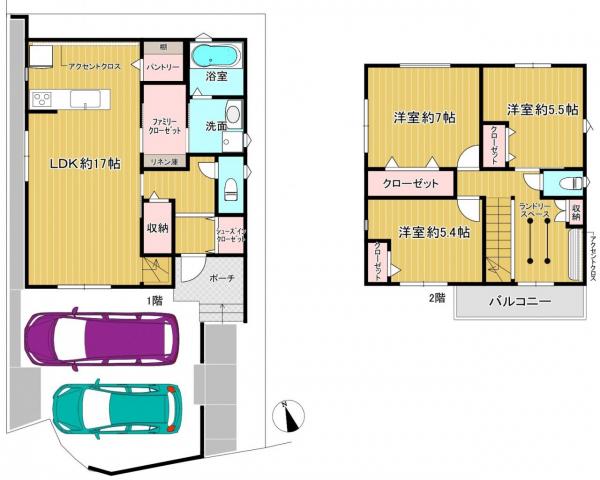 新築戸建 枚方市楠葉丘１丁目 京阪本線樟葉駅 5,250万円