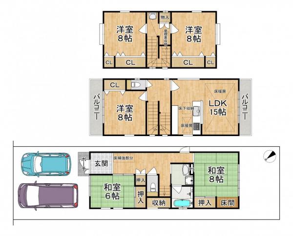 中古戸建 京都市伏見区深草平田町 京阪本線伏見稲荷駅 4,860万円