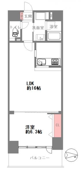 中古マンション 大阪市中央区谷町７丁目 大阪メトロ谷町線谷町六丁目駅 3,390万円