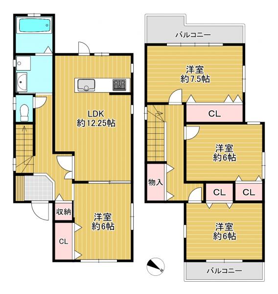 中古戸建 八幡市八幡福禄谷 京阪本線樟葉駅 1,380万円