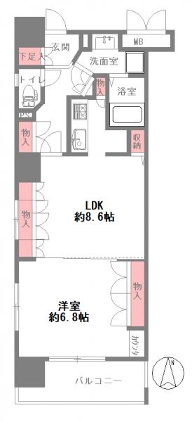 中古マンション 大阪市天王寺区小橋町 近鉄大阪線大阪上本町駅 3,398万円