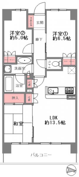 中古マンション 大阪市淀川区十八条１丁目 大阪メトロ御堂筋線東三国駅 4,498万円
