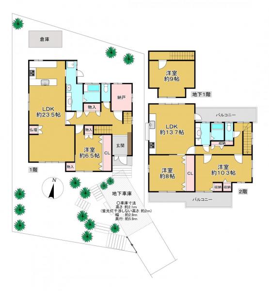 中古戸建 枚方市山之上北町 京阪本線枚方市駅 3,980万円