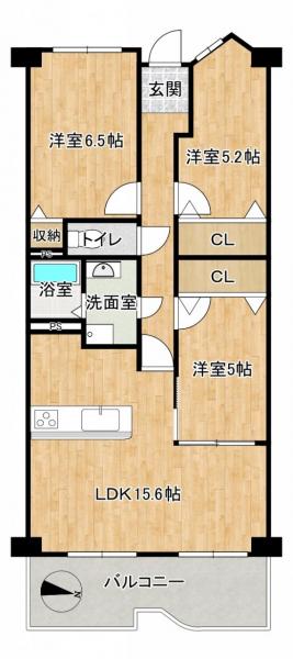 中古マンション 交野市幾野１丁目 京阪交野線交野市駅 1,980万円