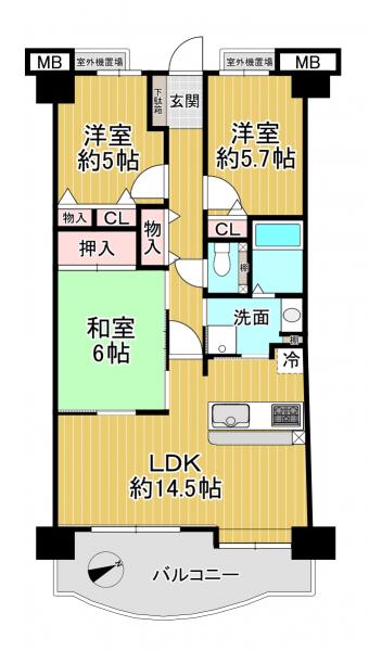 中古マンション 大津市南志賀１丁目 JR湖西線大津京駅 1,299万円