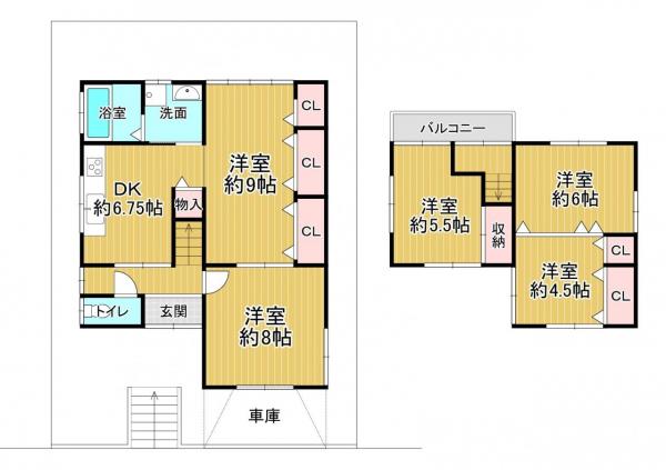 中古戸建 宇治市木幡平尾 京都市営地下鉄東西線石田駅 880万円