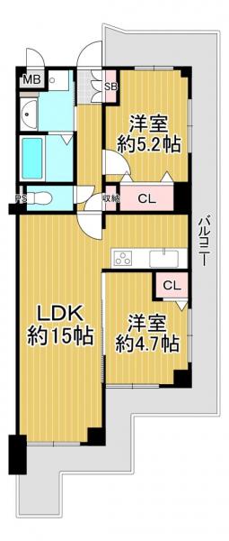 中古マンション 京都市伏見区東柳町 京阪本線中書島駅 2,490万円