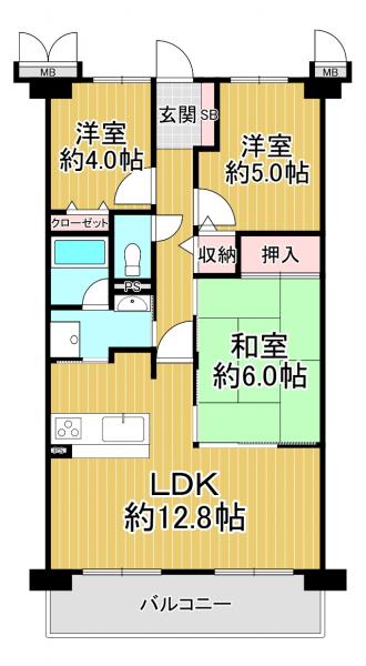 中古マンション 京都市伏見区向島二ノ丸町 近鉄京都線向島駅 1,850万円