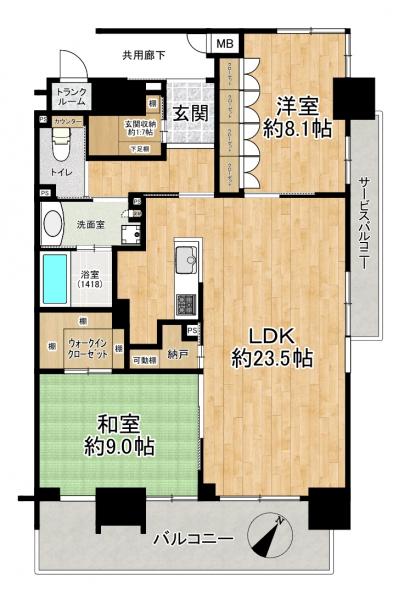 中古マンション 大津市今堅田3丁目14-1 JR湖西線堅田駅 9,950万円