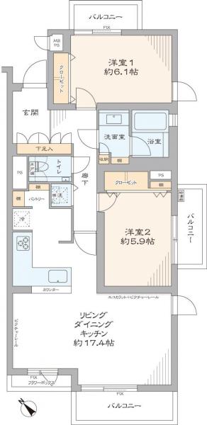 中古マンション 杉並区成田東５丁目 丸の内線南阿佐ケ谷駅 8,480万円