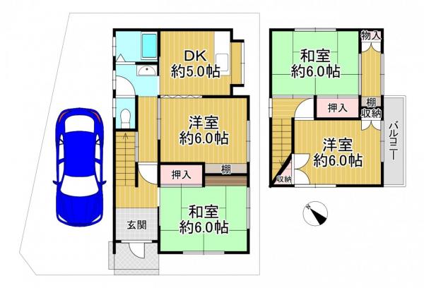 中古戸建 京都市伏見区淀木津町 京阪本線淀駅 1,800万円