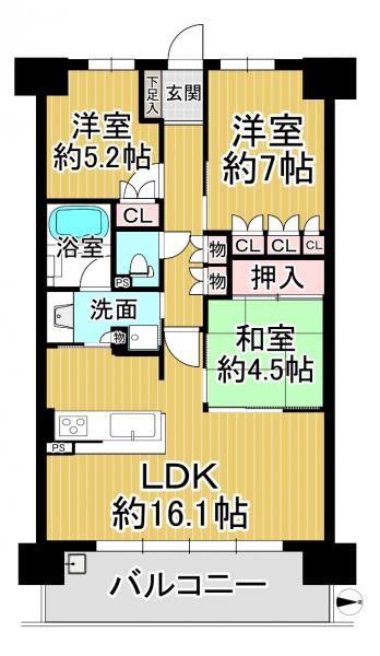中古マンション 大阪市中央区森ノ宮中央２丁目 大阪メトロ長堀鶴見緑地線森ノ宮駅 8,398万円