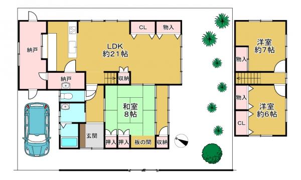 中古戸建 宇治市木幡南山 JR奈良線木幡駅 2,750万円