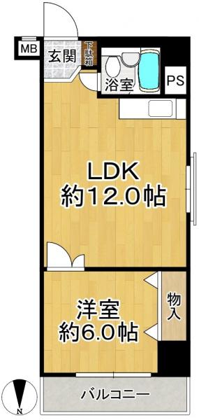 中古マンション 大阪市中央区島町2丁目2-10 京阪本線天満橋駅 1,480万円