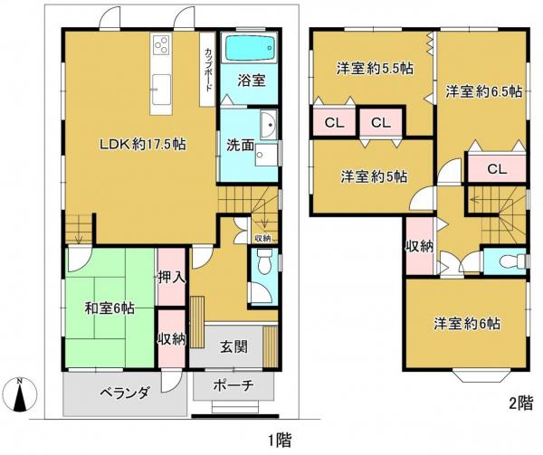 中古戸建 枚方市楠葉美咲1丁目 京阪本線樟葉駅 3,300万円