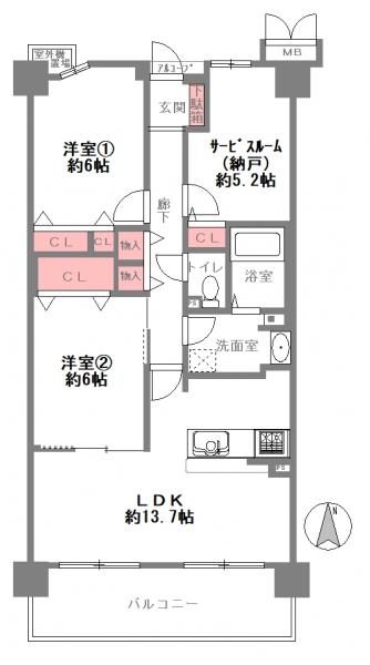 中古マンション 大阪市都島区友渕町1丁目 JRおおさか東線城北公園通駅 3,798万円