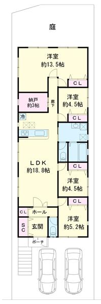 中古戸建 枚方市香里ケ丘８丁目 京阪本線光善寺駅 4,380万円