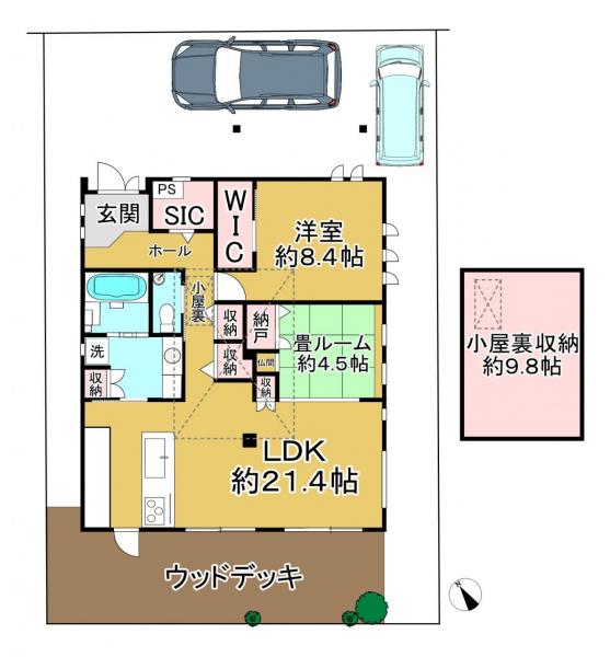 中古戸建 京田辺市山手西２丁目 JR学研都市線松井山手駅 6,880万円
