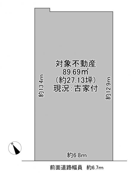 土地 枚方市楠葉面取町 京阪本線樟葉駅 1,680万円