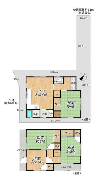 中古戸建 大津市一里山2丁目 JR東海道本線(米原〜神戸)瀬田駅 1,830万円