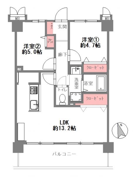 中古マンション 大阪市城東区新喜多東2丁目 JR学研都市線鴫野駅 2,798万円