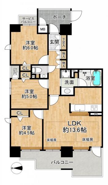 中古マンション 京都市下京区寺町通五条上る西橋詰町 京阪本線清水五条駅 6,850万円