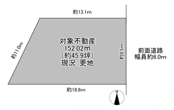 土地 枚方市山田池東町 JR学研都市線長尾駅 2,480万円