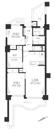 中古マンション 大阪市住吉区清水丘3丁目14-17 南海本線住ノ江駅 1,999万円