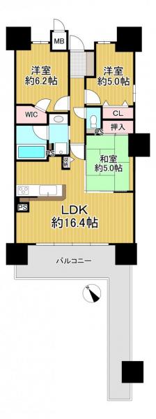 中古マンション 京田辺市山手西１丁目 JR学研都市線松井山手駅 3,990万円