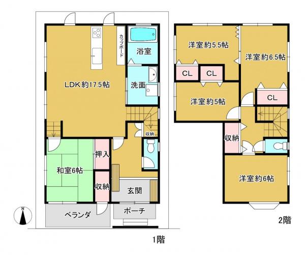 一戸建て 枚方市楠葉美咲1丁目27-2 京阪本線樟葉駅 15万円