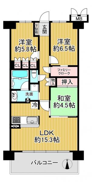 中古マンション 京都市伏見区深草キトロ町12番地 京阪本線藤森駅 4,680万円