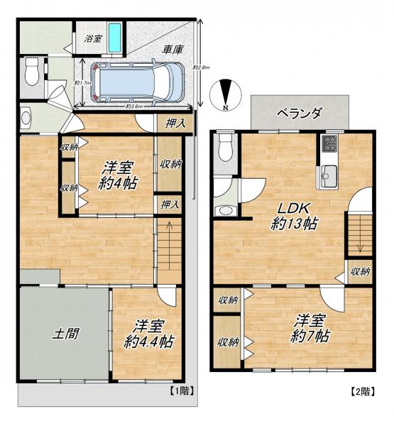 中古戸建 京都市中京区西ノ京星池町 京都市営地下鉄東西線二条駅 4,970万円