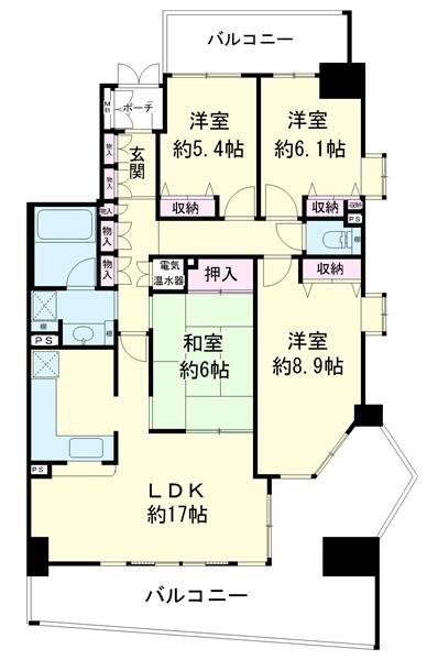 中古マンション 枚方市伊加賀西町 京阪本線枚方公園駅 2,350万円