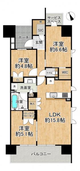 中古マンション 枚方市楠葉花園町 京阪本線樟葉駅 7,980万円