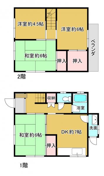 中古戸建 八幡市八幡安居塚 京阪本線樟葉駅 980万円