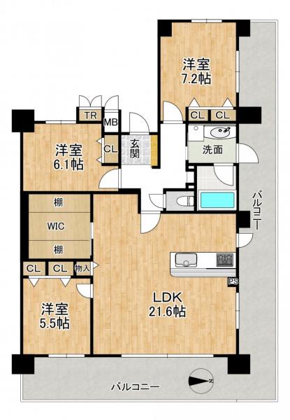 中古マンション 大津市浜大津３丁目5-15 京阪石山坂本線三井寺駅 3,290万円