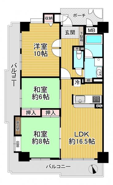 中古マンション 大津市大萱３丁目17-8 JR東海道本線（米原〜神戸）瀬田駅 1,790万円