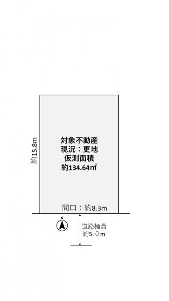土地 京都市左京区上高野沢淵町 叡山電鉄三宅八幡駅 2,250万円