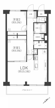 中古マンション 大阪市港区三先２丁目 大阪メトロ中央線朝潮橋駅 2,499万円