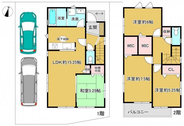 中古戸建 枚方市楠葉面取町１丁目 京阪本線樟葉駅 3,180万円