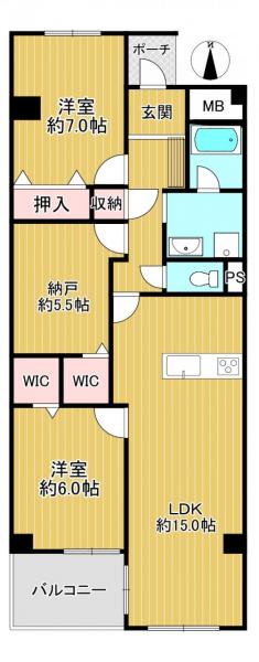 中古マンション 枚方市楠葉花園町 京阪本線樟葉駅 2,399万円