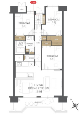 中古マンション 大阪市大正区北村３丁目 JR大阪環状線大正駅 2,790万円